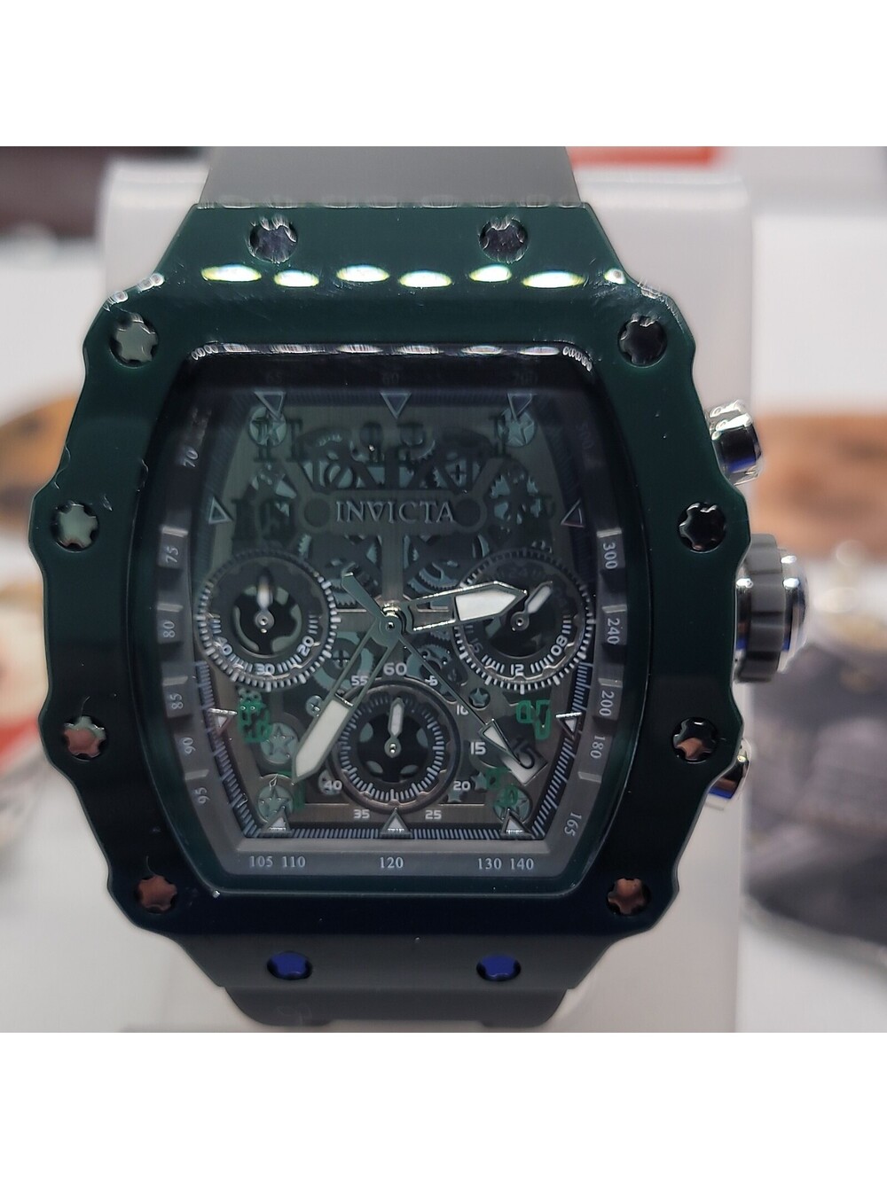 518 INVICTA RACING Valxor Forest Green And Gray Bands